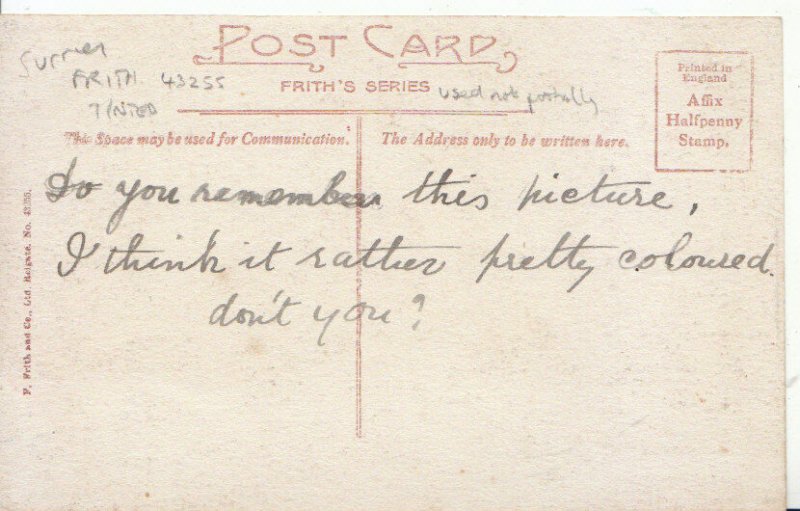 Surrey Postcard - Farnham Castle - Dining Hall - Ref ZZ5398