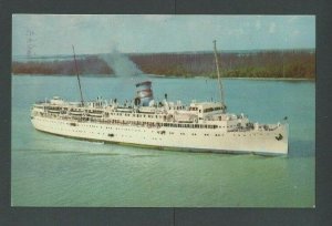 1962 PPC SS Evangeline Bahamas Cruise Ship