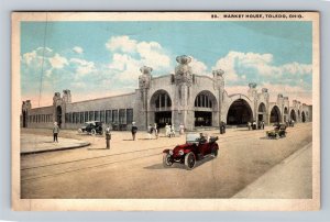 Toledo OH-Ohio, Market House, Automobiles Vintage Postcard 