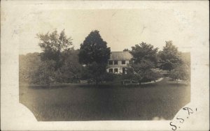 Unidentified Home - Exeter NH Cancel? 1907 Real Photo Postcard