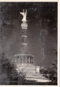 BF15386 berlin bei nacht siegessaule triumphal column  germany  front/back image