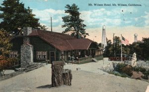 Vintage Postcard 1922 Mt. Wilson Hotel Mount Wilson CA California Pub. Western