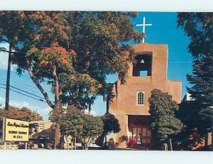 Unused Pre-1980 CHURCH SCENE Santa Fe New Mexico NM hs6372