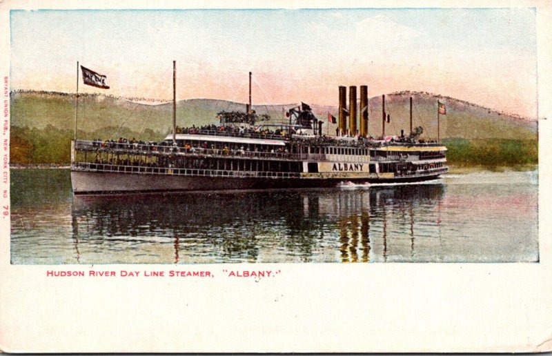 New York Hudson River Day Line Steamer Albany