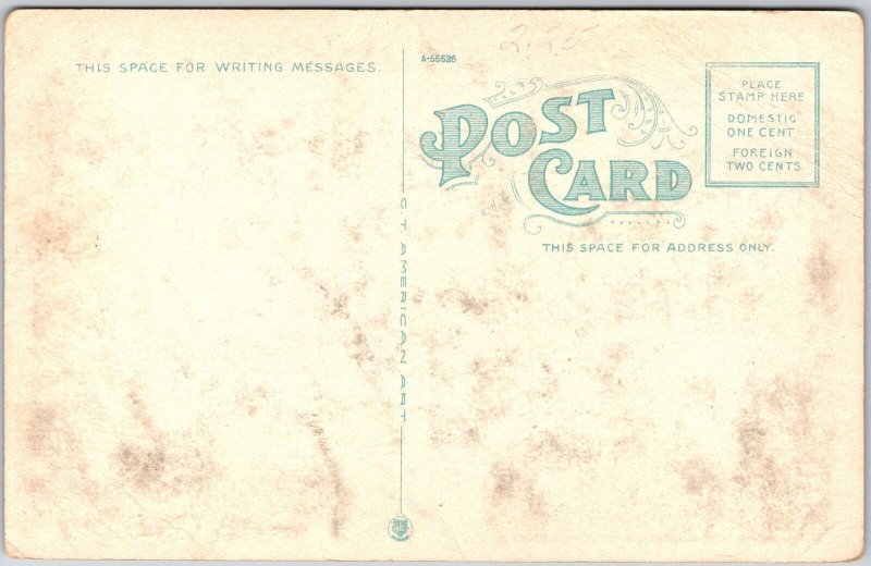 Greene County Courthouse Springfield Missouri MO Building Grounds Postcard