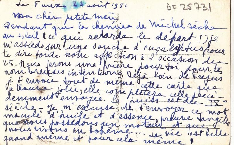 BF25731 frejus cloitre de la cathedrale   france   front/back image