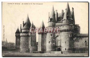 Old Postcard Chateau De Vitre Chateau La Tour and St Laurent