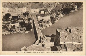 CPA sisteron pont de la baume connecting the city and suburb (1208386) 