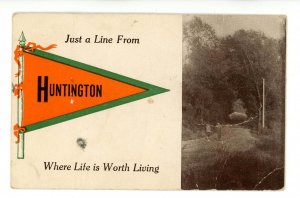 VT - Huntington. Just a line…    (creases)