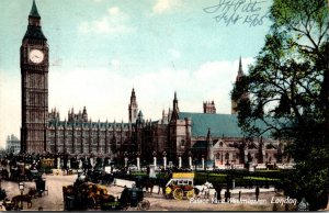 England Lomdon Westminster Palace Yard 1908