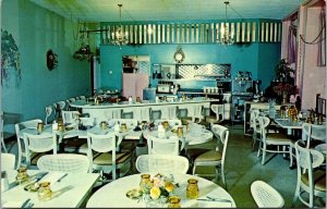 Postcard Interior Mary Bell's Restaurant Historic Old Auburn, California~4441