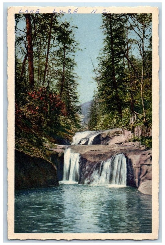 c1920's Bottomless Pools Depth Unknown Lake Lure North Carolina NC Postcard