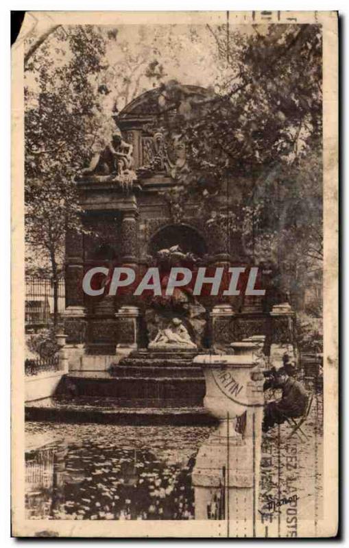 CPA Paris Fontaine Medicis Jardin du Luxembourg 