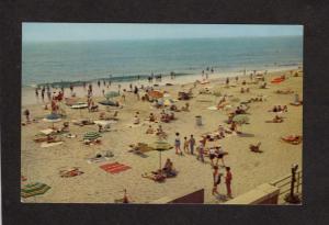 RI Narragansett Beach Bathers Ocean Rhode Island Postcard