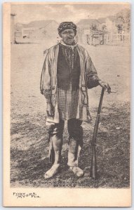 Old Dr. Tommie Seminole Chief Fort Myers Florida Vintage c1905 Postcard