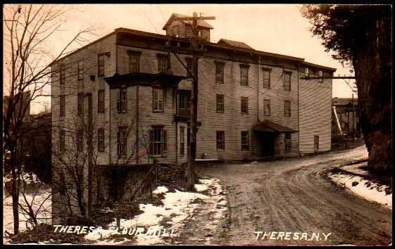 Theresa NY. New York - Flour Mill - Real Photo Postcard