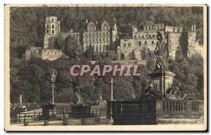 Postcard Old Heidelberg Das Schlob