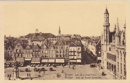 Belgium Bruges Coin de la Grand' Place