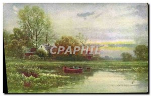 Old Postcard Fantasy landscape