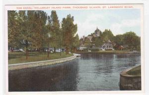 Canal Wellesley Island Farm Thousand Islands Canada 1920s postcard