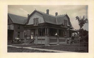 Real Photo Postcard Beautiful Home and Automobile in Cuba, New York~118120