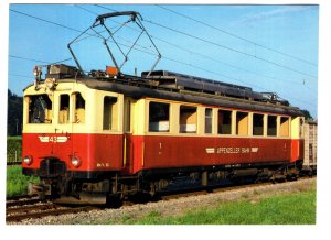 Electric Locomotive Motor Coach, Appanzeller Bahn Railway, Germany, 1981