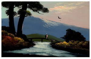 Japan Hand painted Scenery