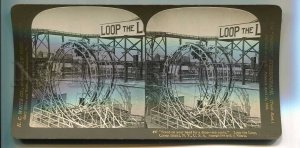 272063 USA New Tork coney Island Loop the Loop 1904 y STEREO