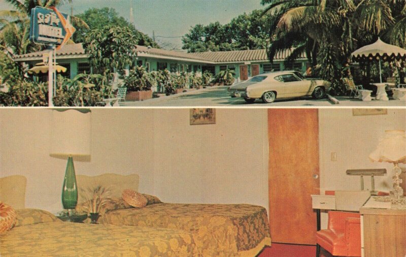 1960's Starlite Motel Miami Florida Multi-View Postcard 2R3-225 