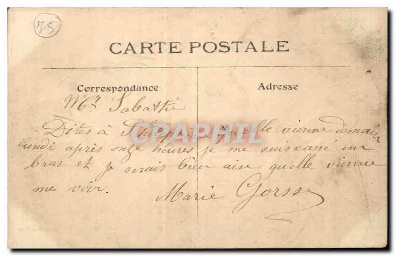 Paris Vecu Old Postcard A station & # 39omnibus TOP (horse carriage)