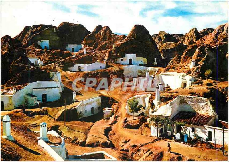 Postcard Modern Guadix Caves View