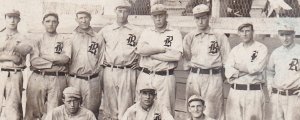 Early 1900's Rochester Minn Baseball Team Postcard RPPC Photoed by Cy Young