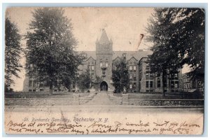 1906 St. Bernard's Seminary Building Rochester New York NY Antique Postcard