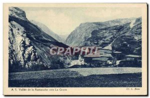 Old Postcard Valley of the Romanche to the Grave
