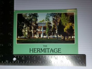 VTG Postcard The Hermitage Nashville Tennessee 1988 President Andrew Jackson 750