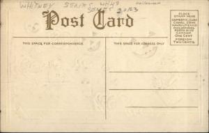 Halloween JOL Pumpkin Head Hot Air Balloons c1910 Postcard