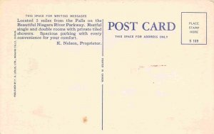 Nelson Motel Niagara Falls Ontario Canada 1950s postcard