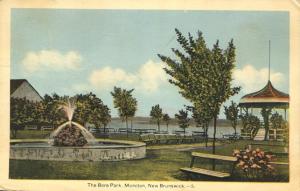 Tidal Bore Park at Moncton NB, New Brunswick, Canada - pm 1940 - WB