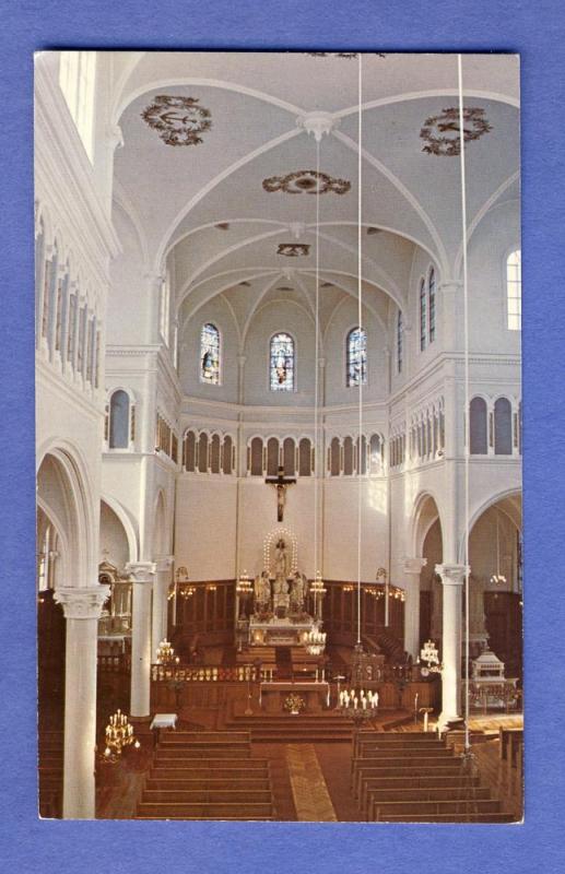 Church Point, Nova Scotia, Canada Postcard, St Mary's Church