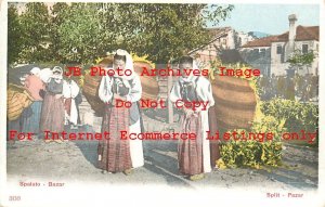 Native Ethnic Culture Costume, Croatia, Spalato Bazar, Split-Pazar