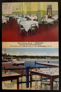 Vintage Postcard 1950 Duke Zeibert's Restaurant & Bar, Washington, D.C.