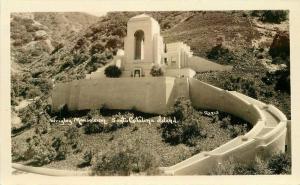 Catalina Island California Wrigley Mausoleum 1920s RPPC Photo Postcard 2891