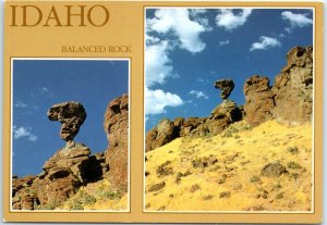 Postcard - World Famous Balanced Rock - Idaho