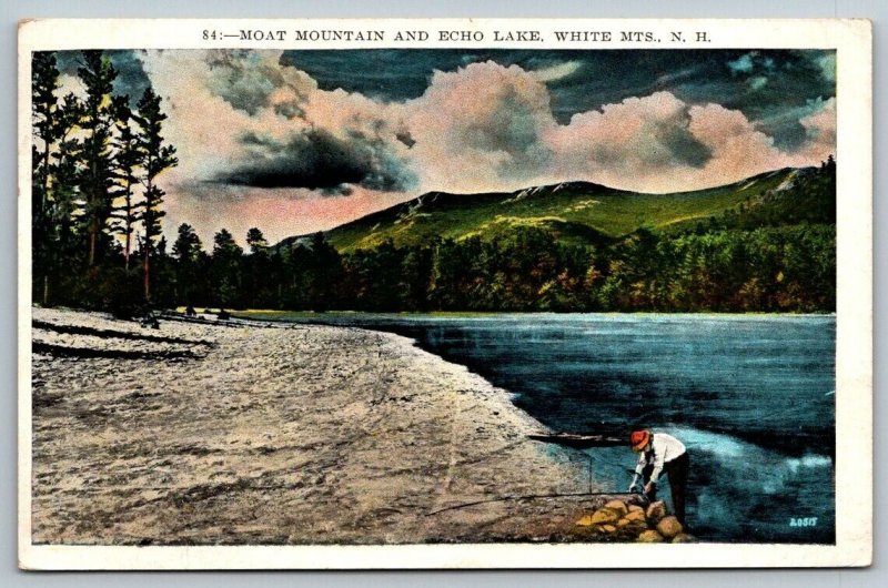 Moat Mountain  White MTS.   New Hampshire   Postcard  1935