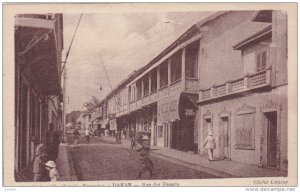 DAKAR, Senegal, 1910-1920s; Afrique Occidentale Francaise, Rue Des Essarts