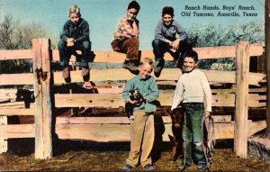 Texas Amarillo Old Tascosa Boy's Ranch Ranch Hands 1946