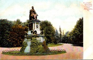Pennsylvania Philadelphia Fairmount Park Lincoln Monument