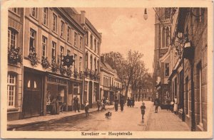 Germany Kevelaer Hauptstrasse Vintage Postcard 09.39