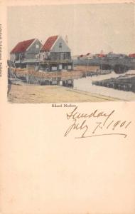 Eiland Marken Netherlands Scenic View Antique Postcard J66792