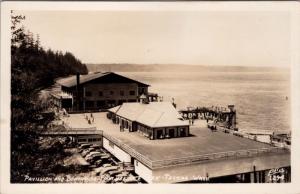 Pavilion & Boathouse Point Defiance Park Tacoma WA Washington Ellis Postcard E23